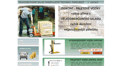 Desktop Screenshot of diskont-paletak.cz